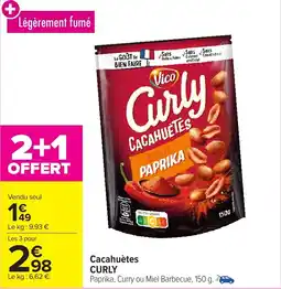 Carrefour Market CURLY Cacahuètes offre