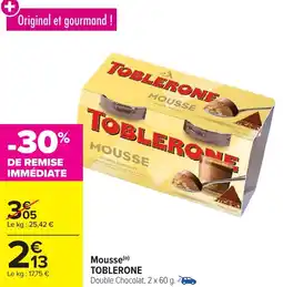 Carrefour Market TOBLERONE Mousse offre