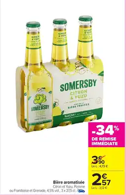 Carrefour Market SOMERSBY Bière aromatisée offre