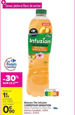 Carrefour Market CARREFOUR SENSATION Boisson Thé infusion offre