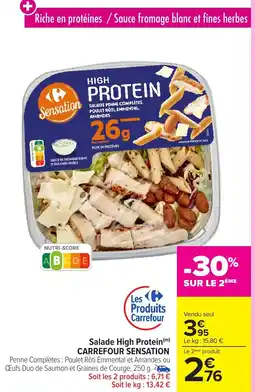Carrefour Market CARREFOUR SENSATION Salade High Protein offre