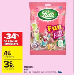 Carrefour Market LUTTI Bonbons offre