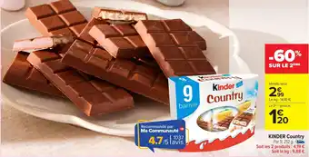 Carrefour Market KINDER Country offre
