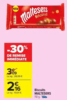 Carrefour Market MALTESERS Biscuits offre