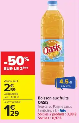 Carrefour Market OASIS Boisson aux fruits offre