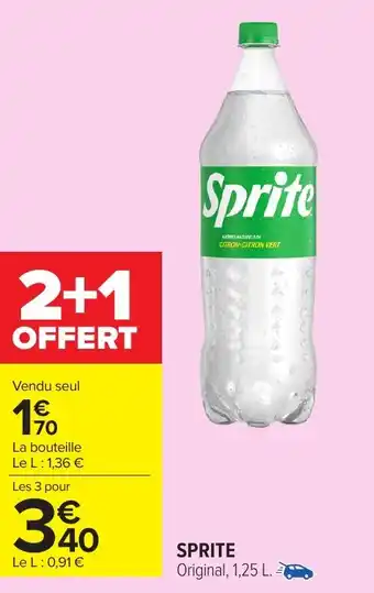 Carrefour Market SPRITE Original offre