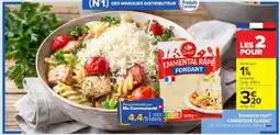 Carrefour Market CARREFOUR CLASSIC Emmental râpé offre