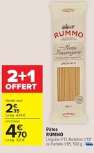 Carrefour Market RUMMO Pâtes offre