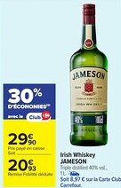 Carrefour Market JAMESON Irish Whiskey offre