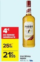 Carrefour Market PADDY Irish Whisky offre