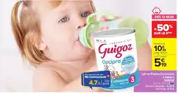 Carrefour Market GUIGOZ Lait en Poudre Croissance 3 Optipro offre