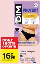 Carrefour Market DIM Culotte de règles lavable offre
