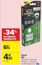 Carrefour Market BIC Rasoir offre