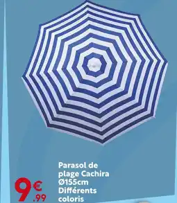 Maxi Bazar Parasol de plage Cachira offre