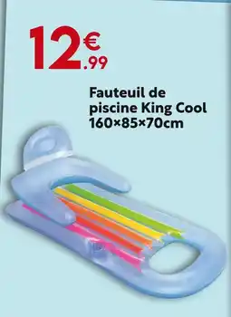 Maxi Bazar Fauteuil de piscine King Cool offre