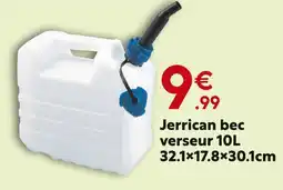 Maxi Bazar Jerrican bec verseur 10 L offre