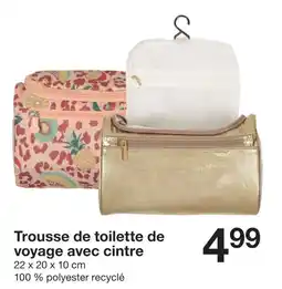 Zeeman Trousse de toilette de voyage avec cintre offre