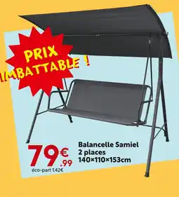 Maxi Bazar Balancelle Samiel offre