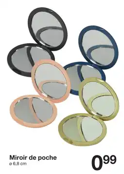 Zeeman Miroir de poche Ø 6,8 cm offre
