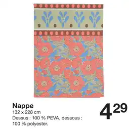 Zeeman Nappe 132 x 228 cm offre