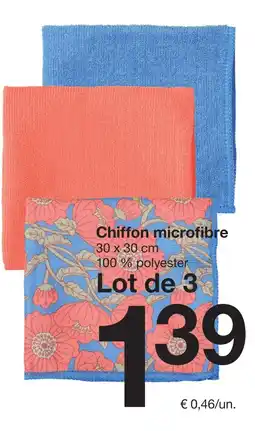 Chiffon microfibre 30 x 30 cm