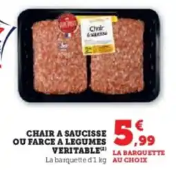 U Express Chair a saucisse ou farce a legumes veritable offre
