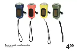 Zeeman Torche solaire rechargeable offre