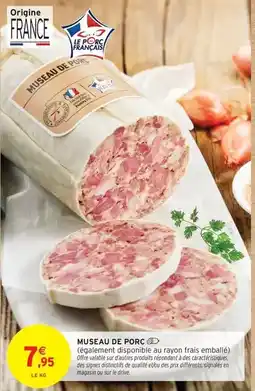 Intermarché Signal - museau de porc offre