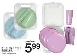 Zeeman Set de pique-nique dans boîte offre