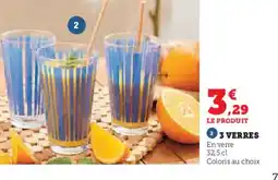 Hyper U 3 verres offre