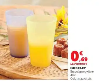 Hyper U Gobelet offre