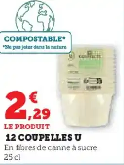 Hyper U U 12 coupelles offre