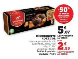 Hyper U MIGNONNETTE 'CÔTE D'OR' offre