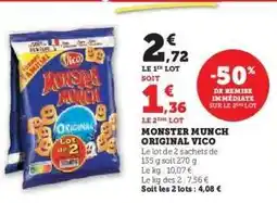 Hyper U Monster Munch Original Vico offre