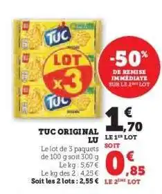Hyper U TUC ORIGINAL LU offre