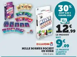 Hyper U DUJARDIN Mille bornes pocket ou rush offre