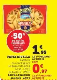 Hyper U PATES DIVELLA offre