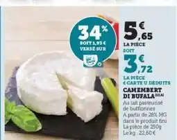 Hyper U Camembert di Bufala offre