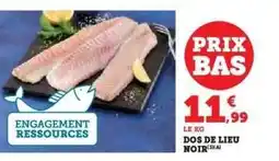 Hyper U DOS DE LIEU NOIR offre