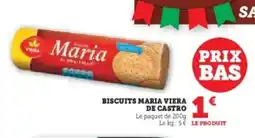 Hyper U BISCUITS MARIA VIERA DE CASTRO offre