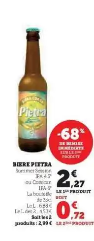 Hyper U BIERE PIETRA offre