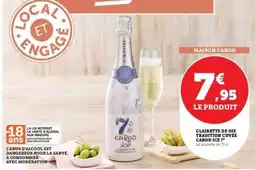 Hyper U CLAIRETTE DE DIE TRADITION CUVÉE CAROD ICE 7° offre