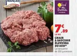 Hyper U CHAIR À SAUCISSE ÉLEVEURS DU SUD offre