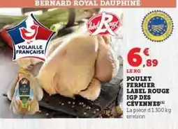 Hyper U POULET FERMIER LABEL ROUGE IGP DES CÉVENNES offre