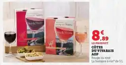 Super U Côtes Du Vivarais Aop offre