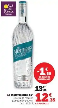 Hyper U LA MENTHEUSE 15° offre