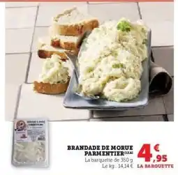 Hyper U BRANDADE DE MORUE PARMENTIER offre