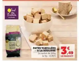 Hyper U PATES VANILLÉES À LA RÉGLISSE offre