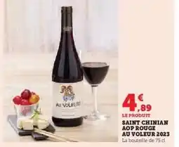 Hyper U SAINT CHINIAN AOP ROUGE AU VOLEUR 2023 offre