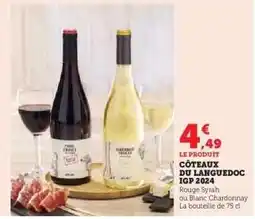 Hyper U CÔTEAUX DU LANGUEDOC IGP 2024 offre